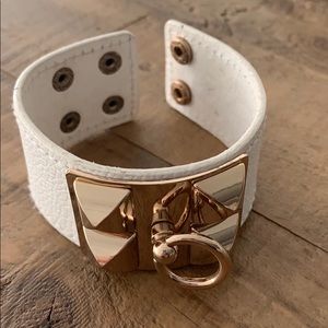 White and Gold Wrap Bracelet